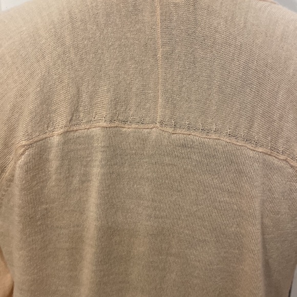 Eileen Fisher 100% Merino Wool Light pink/blush Cardigan with Pockets and Button - Picture 7 of 10